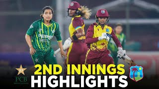 2nd Innings Highlights | Pakistan Women vs West Indies Women | 5th T20I 2024 | PCB | M2F2A
