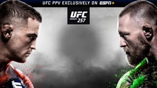 UFC 257 CONOR MCGREGOR VS DUSTIN POIRIER REACTION!