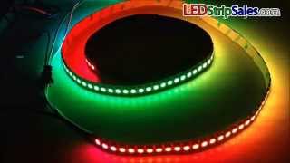 5V WS2811 IC RGB Dream Color Series Programmable LED Flexible Strip Lights   288 LEDs 2M perreel