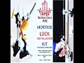 MORTISE LOCK INSTALLATION KIT : INDIA STANDARD LOCK MORTISING , TOOL FOR MORTISE LOCK INSTALLATION