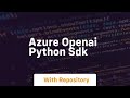 azure openai python sdk