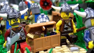 LEGO Vikings vs Knights Battle with 400 Minifigures!