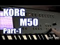 KORG M50 #1 Demo&Review [English Captions]