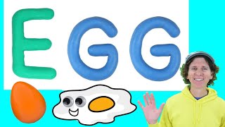 E is for EGG | Spelling Songs | Dream English Kids