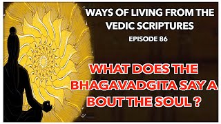 What does the Bhagavadgita say about the soul? |Ways of Living from the Vedic Scriptures |Episode 86