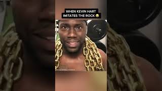 When Kevin Hart imitates The Rock after his workouts 😂👏