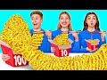 La Sfida 100 Strati di Cibo | Sfide Divertenti da Multi DO Challenge