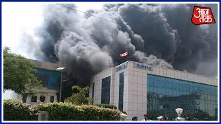 Massive Fire Engulfs AC Company In Manesar, Haryana