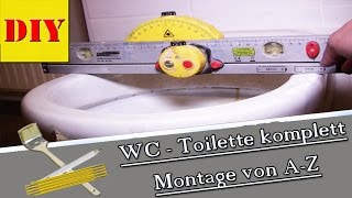 ⏩ Wc - Klo - Toilette Montieren/Installieren/einbauen von A-Z