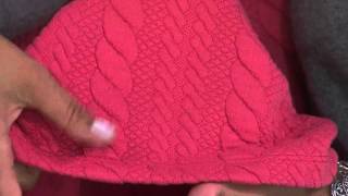 George Simonton Cable Knit Top with Funnel Neck with Rachel Boesing