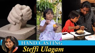 Hand Casting Vlog in Tamil | How to make Hand Casting in Tamil | DIY hand mold and home grown Peach