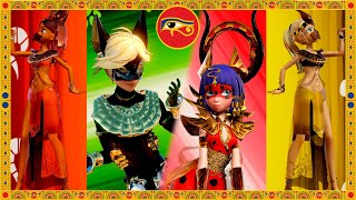 [Miraculous Ladybug] Egyptian transformations - Anubis , Bastet , Ra , Khepri
