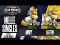 moky vs Leffen - Melee Singles Top 24: Losers Round 1 - The Big House 10 | Fox vs Fox