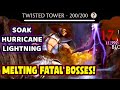 MK Mobile. EPIC Hurricane Soak Strategy vs. Fatal Twisted Tower Battle 200!