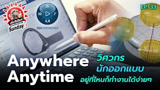 ฟองฟอด Sunday EP.33 - วิศวกร นักออกแบบ อยู่ที่ไหนก็ทำงานได้ง่าย ๆ ด้วย 3DEXPERIENCE