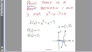 Calculus IVT Example -- Juda math