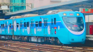 臺鐵6708次EMU800“微笑冠軍號”2025台灣燈會彩繪專車“樹林”站開車-2025/01/15