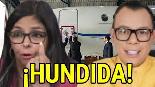 🚨DELCY RODRÍGUEZ HUMILLADA POR GUSTAVO VIDENTE, POR EL AVIÓN ENCAUTADO