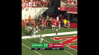 Nebraska RB Anthony Grant TD vs. North Dakota | Big Ten Football