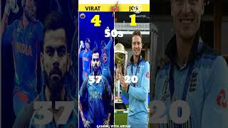 VIRAT KOHLI VS JOS BUTTLER WHO'S BETTER #shorts #shortsfeed #viral #trending #cricket #24kgoldn