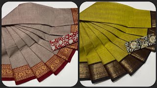 New arrivals of Chettinad cotton sarees 💚#cotton #saree #onlineshopping #sareelove #cottonsarees