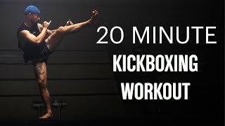 20 Min Kickboxing Workout | Cardio Kickboxing | No repeats