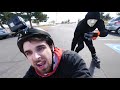 HACKER ESCAPES on Scariest SCOOTER CHASE Challenge for 24 Hours!! Bad Idea