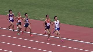 平成29年度 福井県高等学校春季総合体育大会　男子1500ｍ予選２組