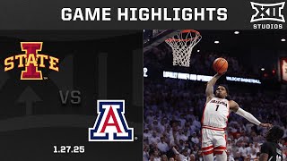 #3 Iowa State vs. Arizona Game Highlights | 2024-25 Big 12 Men’s Basketball