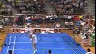 1984 Thomas and Uber Cup badminton SF matches-China vs England,England vs Denmark