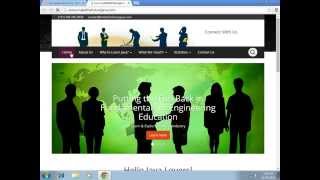 Make the Future Java Tutorial 1 Welcome to My Website
