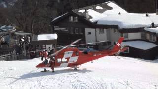 2013-01-31 Heli-Einsatz in Braunwald (Schweiz)