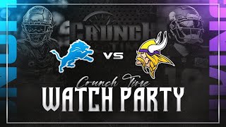 Detroit Lions vs. Minnesota Vikings Watch Party \u0026 Play-By-Play LIVE!