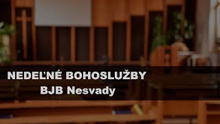 29.12.2024 | Dávid Cekov | Nedeľná bohoslužba BJB Nesvady