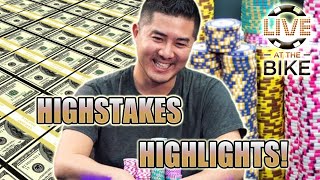 @Andystackspoker  TOP HIGH STAKES Hands on LATB! ♠ Live at the Bike!