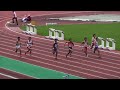 20161021 第39回中国四国学生陸上競技選手権大会 十種100m ２組