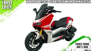 2025 Moda Sporter-S Scooter Launched In Malaysia - Price From RM17,888 - First Look