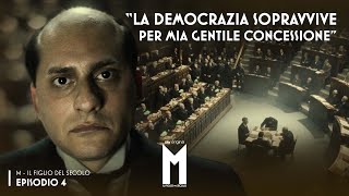 M – Il Figlio del Secolo | Il primo discorso del governo