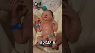 태어났지오(D+1) #탄생 #첫만남 #생후1일차 #자연분만