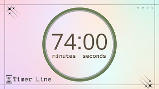 Timer for 74 minute with finishing alarm | Studying Forum