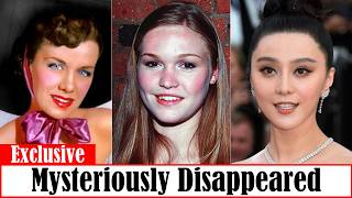 Top 20 missing celebrities' who were never found