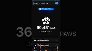 Paws 🐾 new task $talegram  https://t.me/PAWSOG_bot/PAWS?startapp=wtqjYmRi