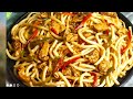 Spicy Chicken Spaghetti Recipe |Chicken Vegetable Spaghetti | Indian Street Style Homemade Spaghetti