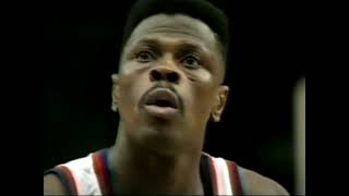 NBA Playoffs 1992 Game 4 New York Knicks vs. Chicago Bulls Patrick Ewing vs. Michael Jordan