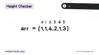 Height Checker Problem Explained: Brute Force vs Optimal Approach