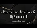 Regresi Linier Sederhana dan Uji Asumsi TERLENGKAP ~ Software R