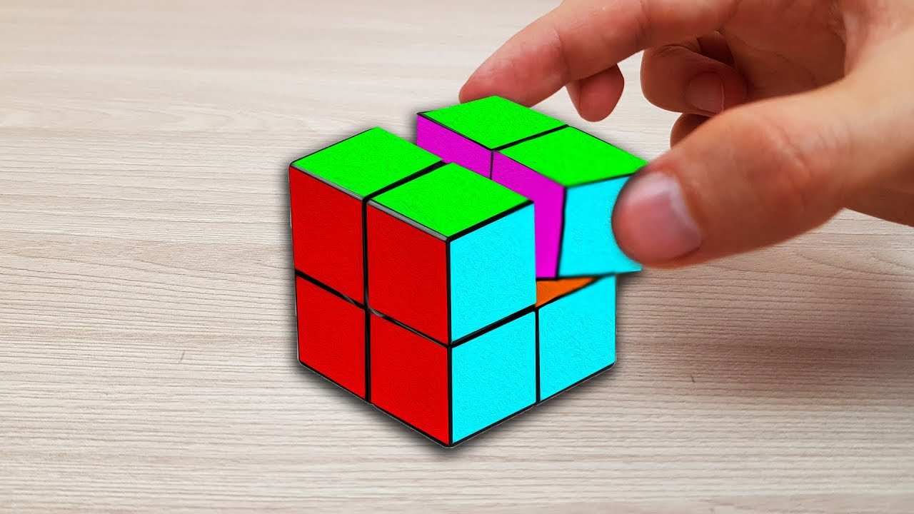 How To Make Paper Infinity Cube - Origami Toy Out Of Paper - YouTube