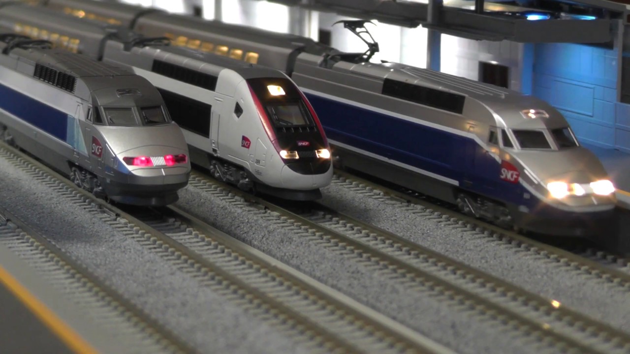 KATO LEMKE / TGV Réseau Duplex / Échelle N / N Scale - YouTube