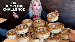 100 DUMPLINGS CHALLENGE at Dumpling Bar in San Diego, CA!! #RainaisCrazy