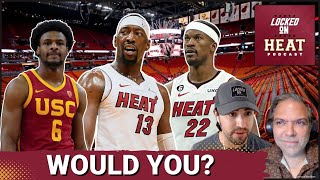 Should the Miami Heat Draft Bronny James? | Miami HEAT Podcast